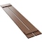 Ekena Millwork True Fit PVC, Two Board Spaced Board-n-Batten Shutters, Burnt Toffee, 11 1/4W x 27H, PR TFP101SBF11X027BT - alternate 2
